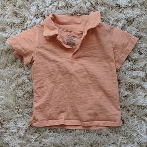 First Impressions Orange Polo shirt boy 24 months